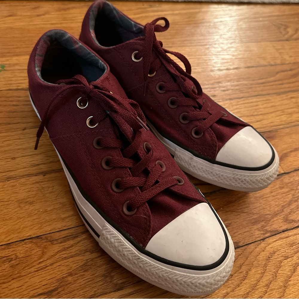 Maroon Converse